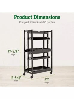 Compact 2-Tier SunLite® Garden -Garden Care Shop 39 414 2