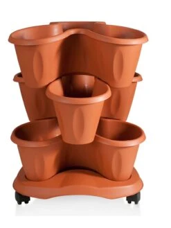 Trifoglio 3-Tier Planter On Wheels 10 Trifoglio 3-Tier Planter On Wheels -Garden Care Shop 3 4 crop 8613625 05V