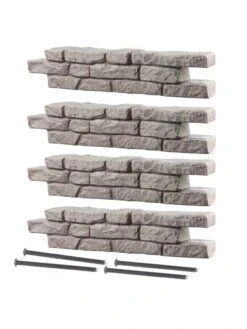 Rock Lock Interlocking Garden System, Straight Sets 15 Rock Lock Interlocking Garden System, Straight Sets -Garden Care Shop 8588324 01V