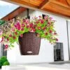 Lechuza® Nido Cottage Wicker Hanging Planter -Garden Care Shop 8591154MC 007V tif