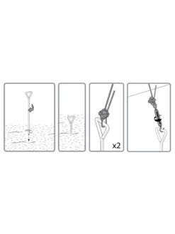 Canopia® By Palram Anchoring Kit For Snap & Grow™ Greenhouse -Garden Care Shop 8591357 08v