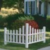 Country Corner Vinyl Picket Fence -Garden Care Shop 8593637 01v country corner vinyl picket fence new england white