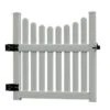 Cottage Vinyl Picket Gate -Garden Care Shop 8593654 01v cottage vinyl picket gate new england white