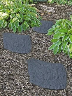 Recycled Rubber Flagstone Stepping Stone 22 Recycled Rubber Flagstone Stepping Stone -Garden Care Shop 8594282 001V tif