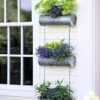 Galvanized Hanging Triple Planter -Garden Care Shop 8595213 6966 tif