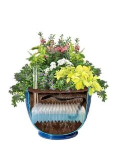 Mazzano Self-Watering Planters -Garden Care Shop 8596570 SWMazzano19 Blue art tif