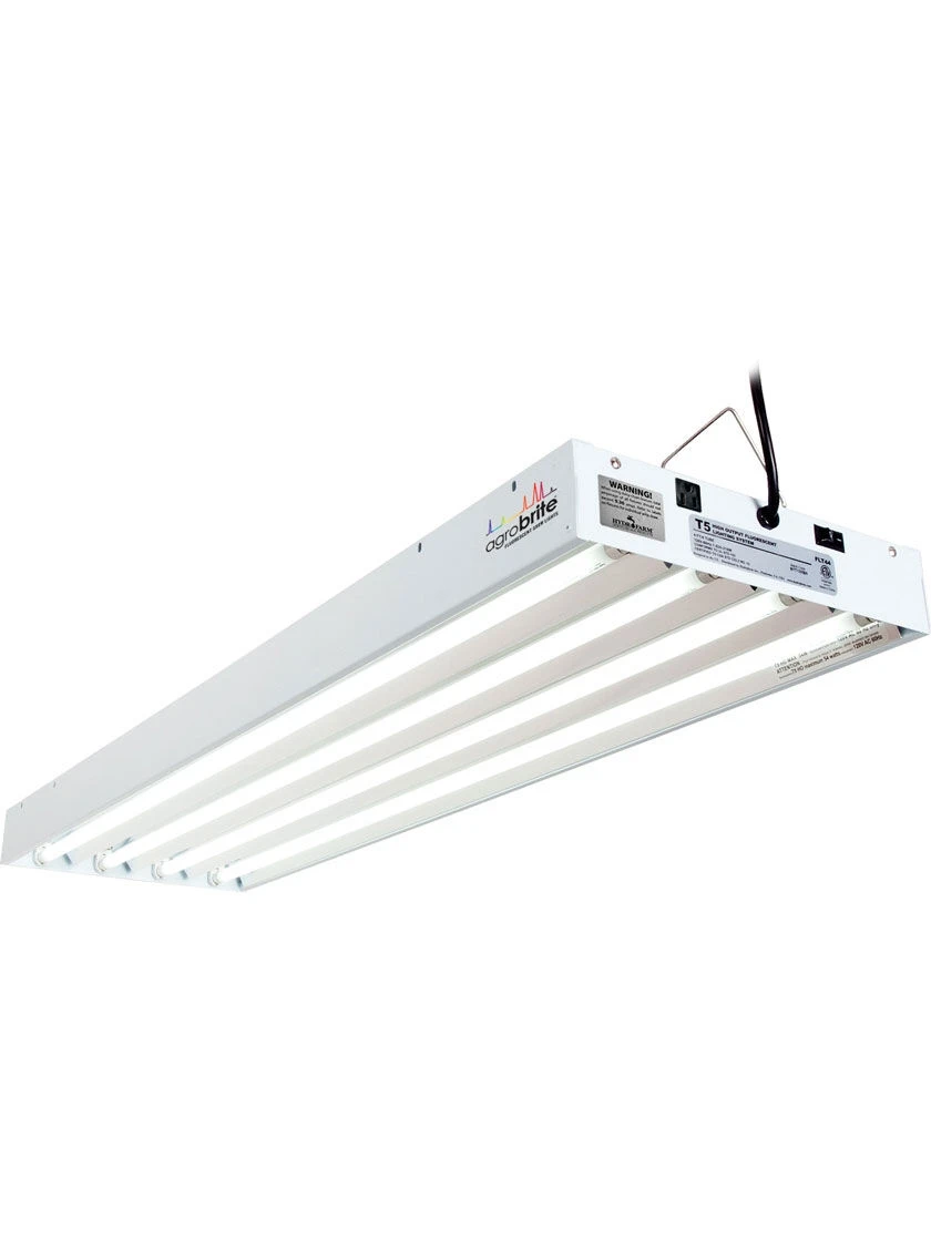 Agrobrite Designer 216W T5 4-Tube Fixture With Bulbs, 4' 3 Agrobrite Designer 216W T5 4-Tube Fixture With Bulbs, 4'