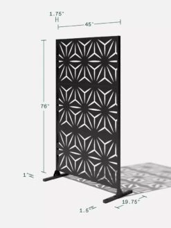Veradek 3-Panel Privacy Screen Set, Star -Garden Care Shop 8599205 11V tif