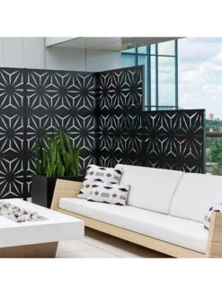 Veradek 2-Panel Privacy Screen Set, Star -Garden Care Shop 8599214 10v