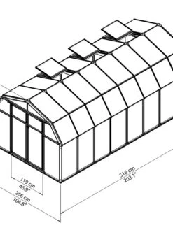 Canopia® By Palram Hobby Gardener Greenhouse, 8' 29 Canopia® By Palram Hobby Gardener Greenhouse, 8' -Garden Care Shop 8599333 04V tif