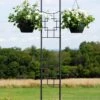 Achla Designs Square-on-Squares Double Pole Trellis -Garden Care Shop 8599483 01V tif