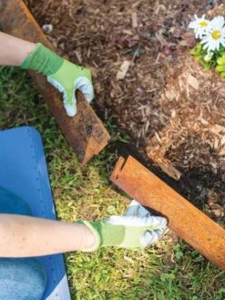 Corten Steel Edging 5" H, Set Of 3 -Garden Care Shop 8599845 0253 tif