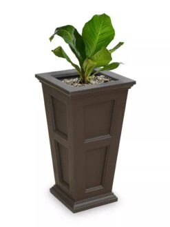 Fairfield Self-Watering Tall Patio Planters, 34” -Garden Care Shop 8600109 06V tif