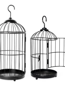 Hanging Birdcage Planter Set -Garden Care Shop 8609181 02V tif