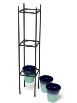 Steel Vertical Plant Stand With Metal Pots 8 Steel Vertical Plant Stand With Metal Pots -Garden Care Shop 8609183 4967 tif