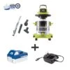 Sun Joe 24V-WDV6000 24-Volt ION+ Cordless Portable Stainless Steel Wet/Dry Vacuum Kit | 5.3 Gal | W/ 4.0-Ah Battery And Charger 1 Sun Joe 24V-WDV6000 24-Volt ION+ Cordless Portable Stainless Steel Wet/Dry Vacuum Kit | 5.3 Gal | W/ 4.0-Ah Battery And Charger -Garden Care Shop 8610658 01v sun joe cordless wet dry vacuum kit