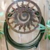 Rustic Sun Wall-Mount Garden Hose Hanger -Garden Care Shop 8611025 9611 tif