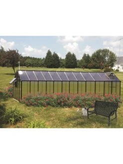 MONT Mojave Greenhouse, 8' X 24' -Garden Care Shop 8611187 02v monticello mojave greenhouse 8 x 24 black