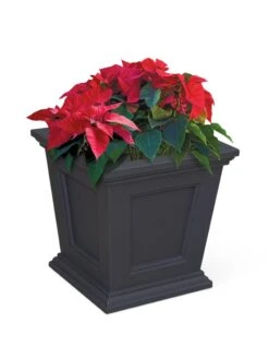 Fairfield Self-Watering Square Planter, 16” X 16” -Garden Care Shop 8611695 13V tif