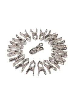 Metal Medium Garden Clips 2.25", Set Of 18 7 Metal Medium Garden Clips 2.25", Set Of 18 -Garden Care Shop 8612443 0032 metal medium garden clips set of 18