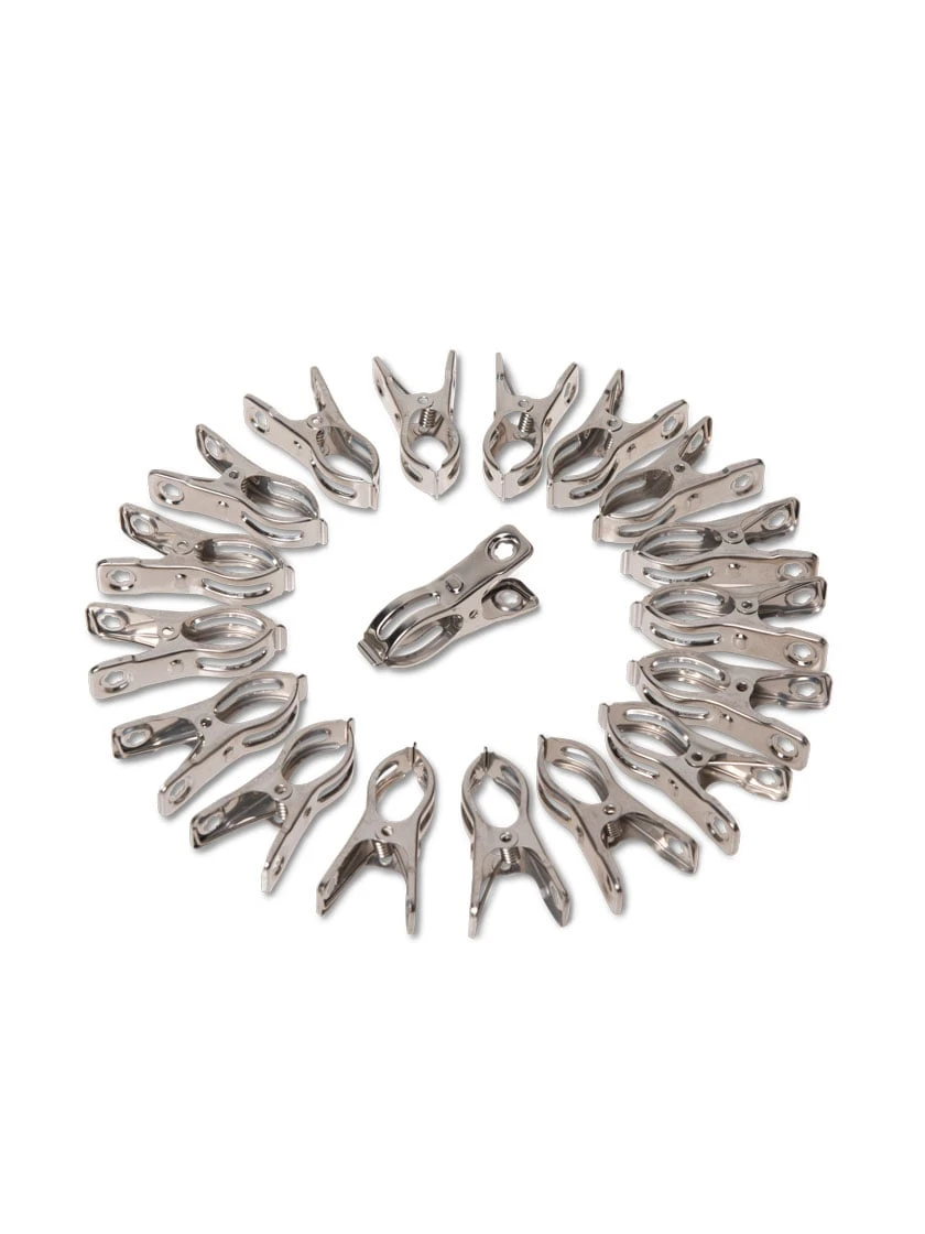 Metal Medium Garden Clips 2.25", Set Of 18 5 Metal Medium Garden Clips 2.25", Set Of 18 - Image 3