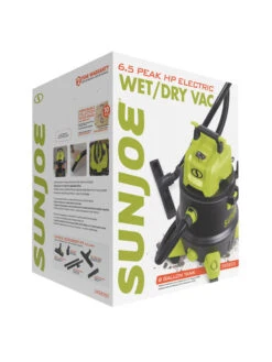 Sun Joe® 8-Gal 1200W 6.5 Pk HP Wet/Dry Shop Vac, HEPA,w/Cleaning Attachments -Garden Care Shop 8612522 01v