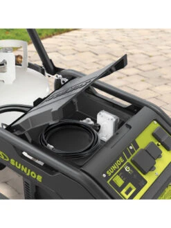 Sun Joe® 4,100/3,300-Running Watt Propane Powered Portable Generator W/24VBattery Starter -Garden Care Shop 8612525 05v