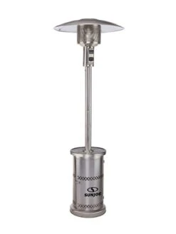 Sun Joe® 48000-BTU Max Stainless Propane OD Patio Heater W/Wheels And Built In Bar Table