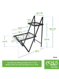Achla Designs Duet Plant Stand -Garden Care Shop 8612905 02v