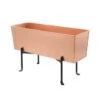 Achla Designs Copper Flower Box With Folding Stand -Garden Care Shop 8612914 02v achla designs copper flower box with folding stand