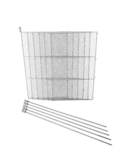 Tall Chicken Wire Critter Fence With Gate -Garden Care Shop 8613260 6107