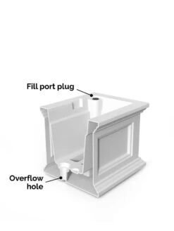 Fairfield Self-Watering Window Box, 2’ 18 Fairfield Self-Watering Window Box, 2’ -Garden Care Shop 8613268 04V tif