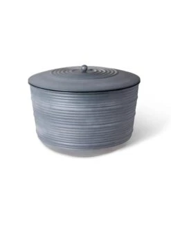 Ribbed Hose Pot With Lid 15 Ribbed Hose Pot With Lid -Garden Care Shop 8613332 5801