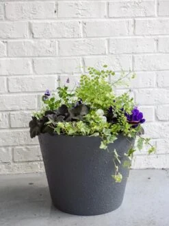 Self-Watering FiberStone Planters -Garden Care Shop 8613676 8646 self watering fiber clay pot 17 inches