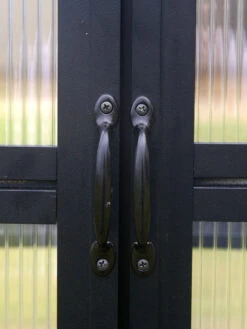 MONT Growers Edition Greenhouse, 8' X 8' -Garden Care Shop bk door handles 2000 300 dpi 1