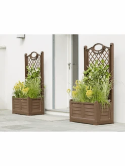 Separate Flower Box With Trellis 18 Separate Flower Box With Trellis -Garden Care Shop webimage 8613626 02V
